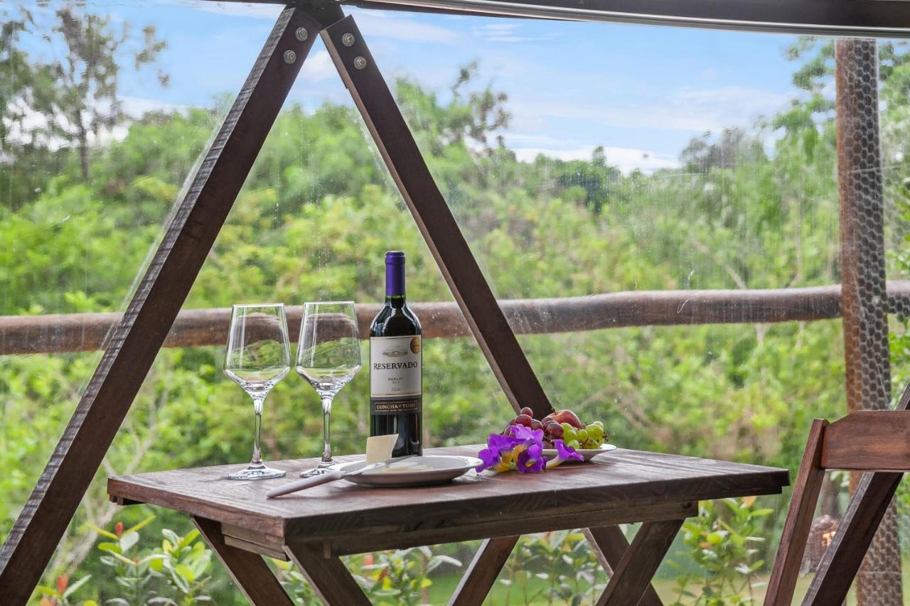 Glamping Serra Da Canastra - Casinha De Hortela - Domo Embauba Delfinopolis Ngoại thất bức ảnh